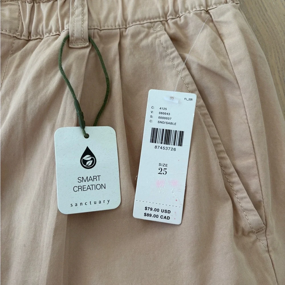 Sanctuary Elastic Waist Shorts Size 25 - Picture 5 of 6